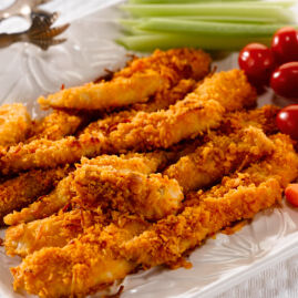 Cheesy Fish Strips